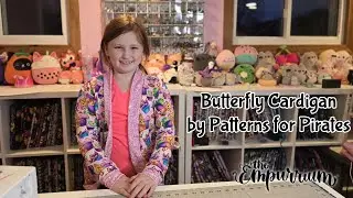 Making the Butterfly Cardigan by Patterns for Pirates - 13 Days of Christmas Day 13