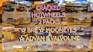 Unboxing & DOBRAK New Hotwheels 2 packs | BRE X MOONEYES X VALVOLINE X ADVAN | CASTINGAN AUTO CUAN