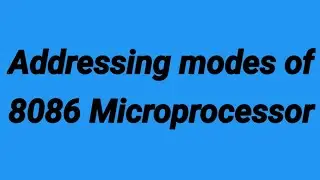 Addressing modes of 8086 microprocessor/in Telugu/MP/ECE/diploma/B.tech/hasmaika's talk