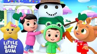 Merry Christmas Snowman Song ⭐Baby Max Holiday Time! LittleBabyBum - Nursery Rhymes for Babies | LBB