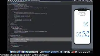 Animations FaceId ScaleEffect in SwiftUI 20200924