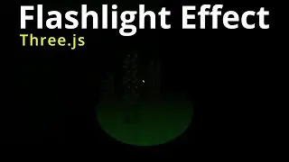 25c Flashlight effect three.js