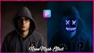 🌠New🔥Neon Mask Hacker Editing in Picsart 2021 | Picsart Tutorial 2021