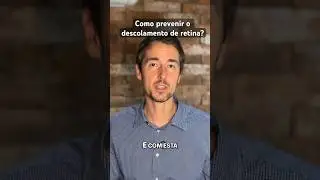 Como prevenir o descolamento de retina após uma ruptura em ferradura ? Fotocoagulação a laser.