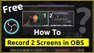 How To Record 2 Screens in OBS | Expert Azi