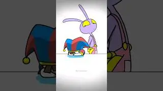 JAX: POMNI Crying?😥THE AMAZING DIGITAL CIRCUS Jax & Pomni Adorable Friendship Animation #shrots