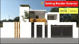 vray next sketchup exterior rendering tutorial