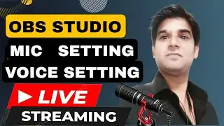 OBS mic settings for live streaming advanced mic settings in OBS Studio 