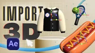 Don’t Miss the Feature in After Effects (how to import and work with 3D models in After Effects )