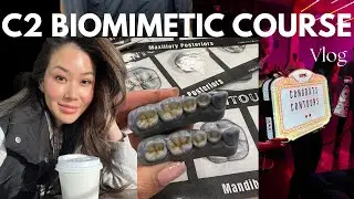 🦷 I took a Hands On Biomimetic Dental Resin Course 🤓....here's how it went | VLOG