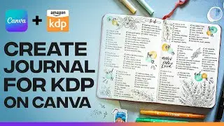 ✅ Create Journal For Amazon KDP🔥How To Create A Journal Using Canva Templates for Amazon KDP