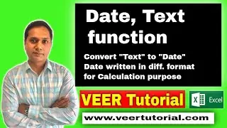 🔥Convert Text to Date Format in Excel 🔥 Excel Date Function Tutorial