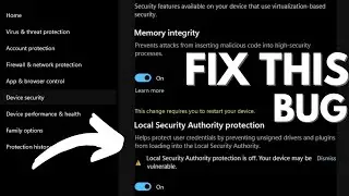 How to Fix Local Security Authority Protection is OFF in Windows 11