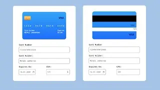 Credit Card Form | HTML, CSS and Javascript