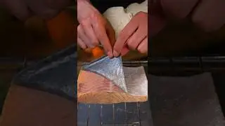 Как легко снять кожу с семги и приготовить полдник