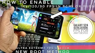 how to enable 120 or 90 fps in bgmi or pubg