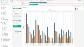 How to create a Stacked Side-by-side Bar Charts in Tableau