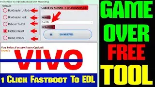 Vivo Remove Screen Lock Fastboot To Edl Mode Tool 2022