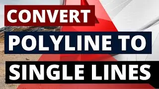 How To Convert A Polyline To Single Line