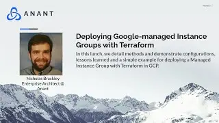 Data Engineer's Lunch #91: Deploying Google-managed Instance Groups with Terraform