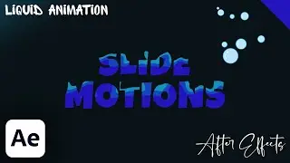 How to make Liquid Text Animation in After Effects - liquid animation