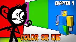 Color or Die - Chapter 4 [ Full Gameplay + jumpscare ] Roblox