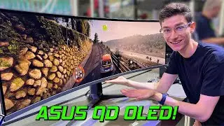 Asus's QD OLED Monitor 🤩! ASUS ROG PG49WCD, PG38UQ and PG248QP - Computex 2023