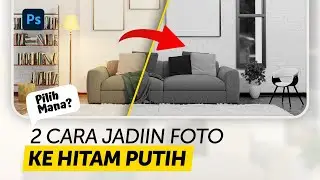 Cara membuat foto hitam putih di Photoshop