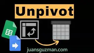 Como crear un unpivot en Google Sheets (Deshacer una tabla dinámica)