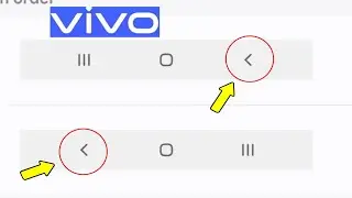 Vivo Back Button Ko Left Right Kaise Karen | How To Change Back Button Left To Right iqoo