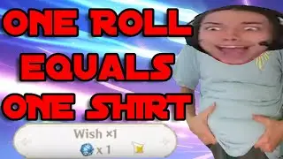genshin impact single wishes but every time its a blue i put on a shirt