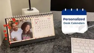 Personalized Photo Calendars for Year-Long Fun in 2024! #deskcalendar #christmasdecor