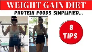 Weight gain diet plan for skinny girls to gain weight (protein foods tips) INDIAN