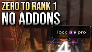 ZERO TO RANK 1 DESTRUCTION WARLOCK NO ADDONS CHALLENGE