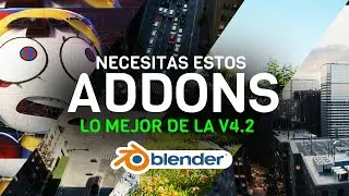 los ADDONS del NUEVO BLENDER 4.2 TE HARAN EXPLOTAR la CABEZA 🤯