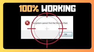 How To EASILY SOLVE 'Error 2 The System Cannot Find The File Specified' In Windows