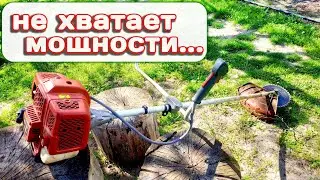 Падает мощность на мотокосе. Бензокоса не тянет. Причины и ремонт