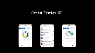 Flutter UI Tutorial | Gmail Clone flutter app  - Day 26