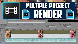 How To Render Multiple Projects In Sony Vegas 13/11/12 All Versions