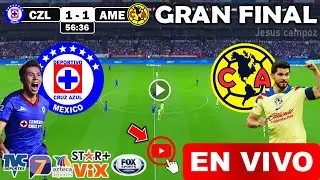 Cruz Azul vs. América en vivo, donde ver, a que hora juega FINAL Cruz Azul vs. America Clausura 2024