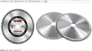 Circular Saw Blade design in Solidworks