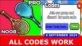 *ALL CODES  WORK* Tennis Simulator ROBLOX | SEPTEMBER 6, 2024