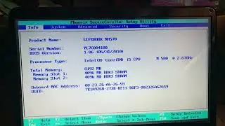 Как Обновить Биос Fujitsu lifebook NH570 ext