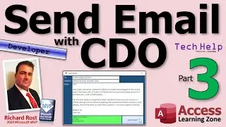 Send Email Using CDO in Microsoft Access Instead of DoCmd.SendObject and Outlook, Part 3