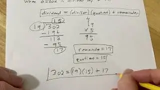 Find the Quotient and Remainder When Dividing Numbers