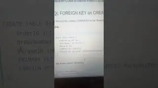 How to create foreign key in sql | Sql database foreign key table 