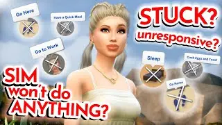 This Sims 4 2021 MOD helps you FIX STUCK/UNRESPONSIVE SIM (won't sleep, go to work, move) ~UNCLOGGER