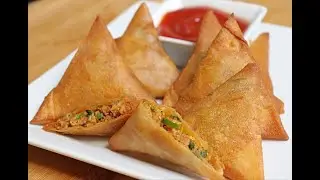 Easy Chicken Samosa Recipe - Iftar Recipe