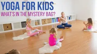 Kids Yoga | What's in the MYSTERY BAG? | Child's Pose Yoga