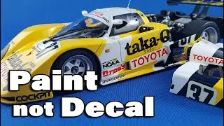 Full build, Tamiya Toyota 88C-V (but using paint not decals for base livery)